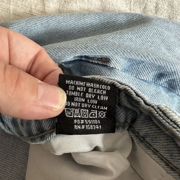 Fashion Nova Womens Straight Jeans Size 14 Plus Distressed High Rise Denim - Picture 7 of 11